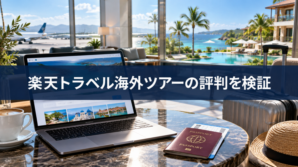 楽天トラベル海外ツアーの評判を検証！口コミ・海外楽パックの注意点の結論を示す手書き図解